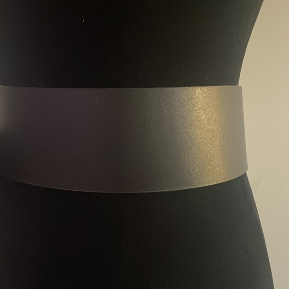 Wide Leather waist belt - faux - Picture 4 of 4